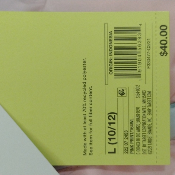 NWT Girl's Short Puffer Jacket - All in Motion - L - Picture 4 of 8